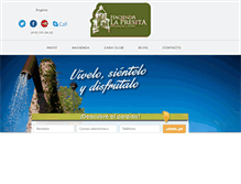 Tablet Screenshot of haciendalapresita.com